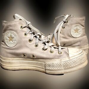 Converse Gray High-Top Sneakers